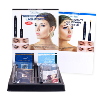 Verkaufsdisplay <br>Wimpernkraft, bestückt