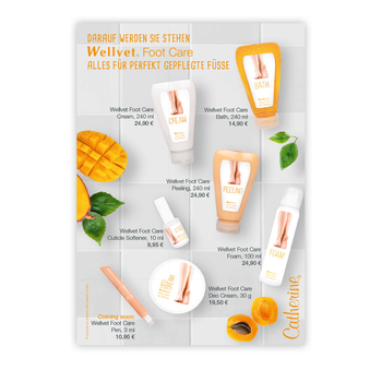 Werbeposter<br>Wellvet Foot Care