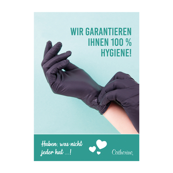 Werbeposter <br>Hygiene