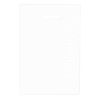 Tragetasche transparent <br>mit Logo