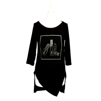 Print Shirt<br>Golden Glitter