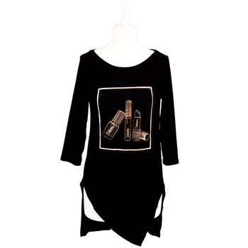 Print Shirt<br>Golden Glitter
